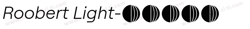 Roobert Light字体转换